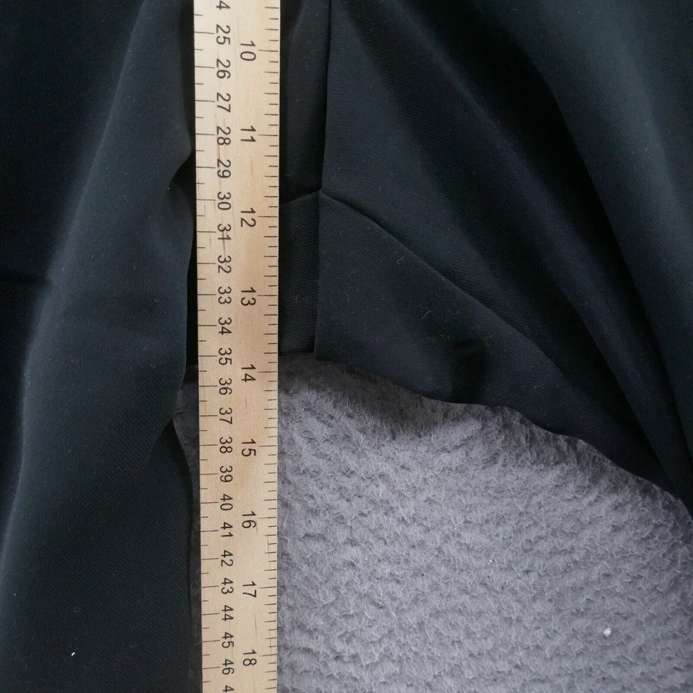 J Crew Womens Jamie Dress‎ Pants 14 Black Elastic Waist High Rise Crepe NEW